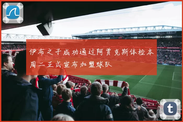 伊布之子成功通过阿贾克斯体检本周二正式宣布加盟球队